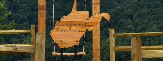 Almost Heaven Swing at Tater Hill Overlook