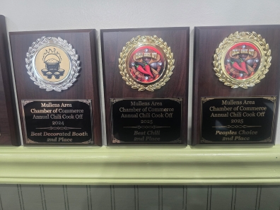 Mullens Chili Cookoff Awards