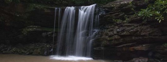 Marsh Fork Falls at Twin Falls State Park