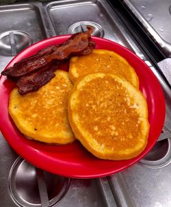 Pancakes with Bacon